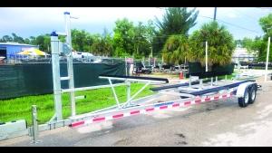 FIRST LOAD ADJUSTABLE CATAMARAN ALUMINUM TRAILER